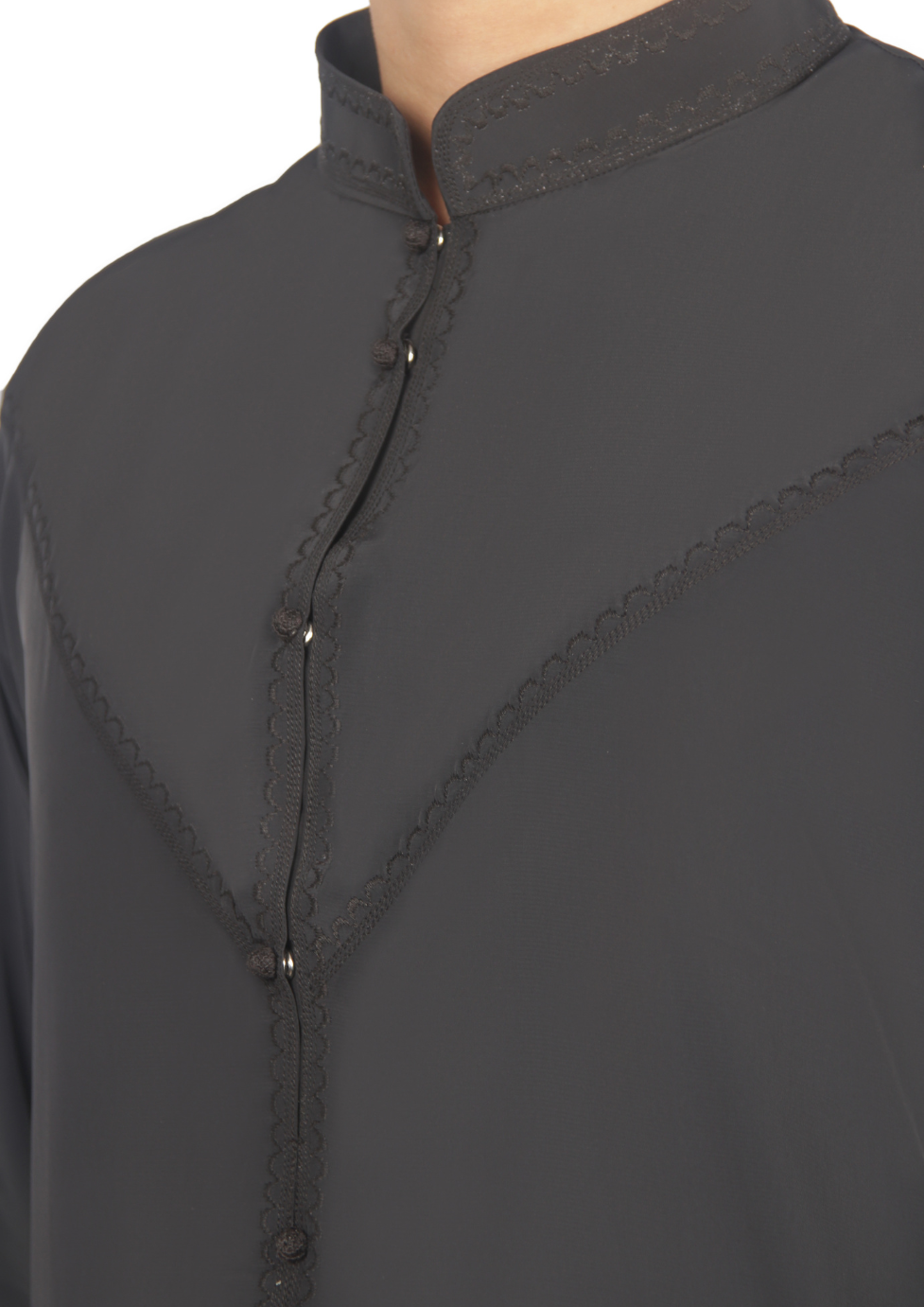 Luxury Black Bahrani Thobe
