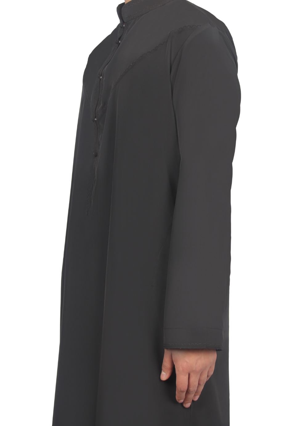 Luxury Black Bahrani Thobe