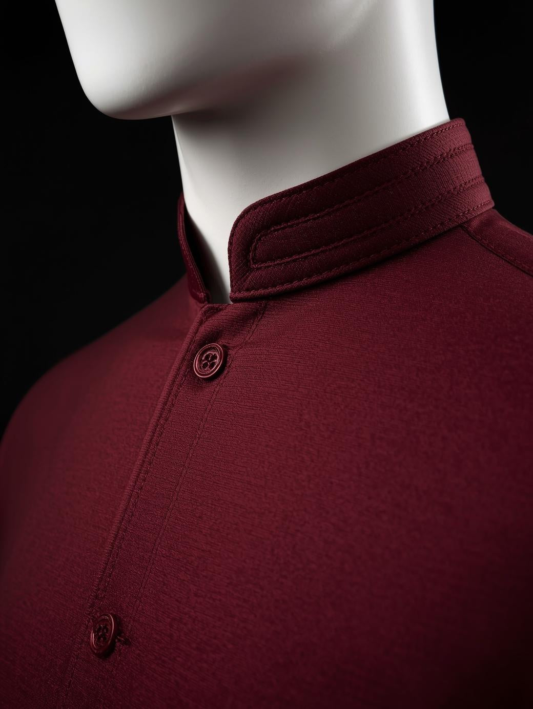 The Sultan Thobe — Burgundy